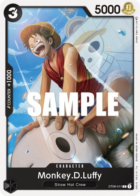 Monkey.D.Luffy (011) - Starter Deck 8: Monkey.D.Luffy One Piece trading card