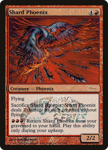 Shard Phoenix (Junior APAC Series) trading card from Junior Series Promos Shard Phoenix (Junior APAC Series) - Junior Series Promos Magic: The Gathering trading card