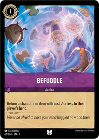 Befuddle - The First Chapter (1) #62/204 - Uncommon Disney Lorcana Trading Card