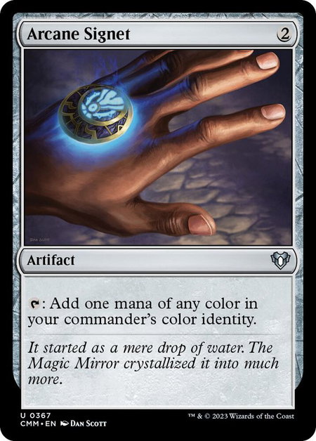 Arcane Signet - Commander Masters Magic: The Gathering trading card