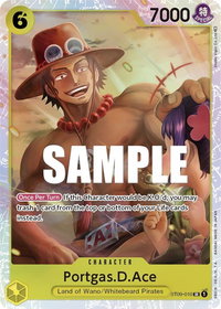 Portgas.D.Ace - Starter Deck 9: Yamato (ST-09) #ST09-010 - Super Rare One Piece Trading Card