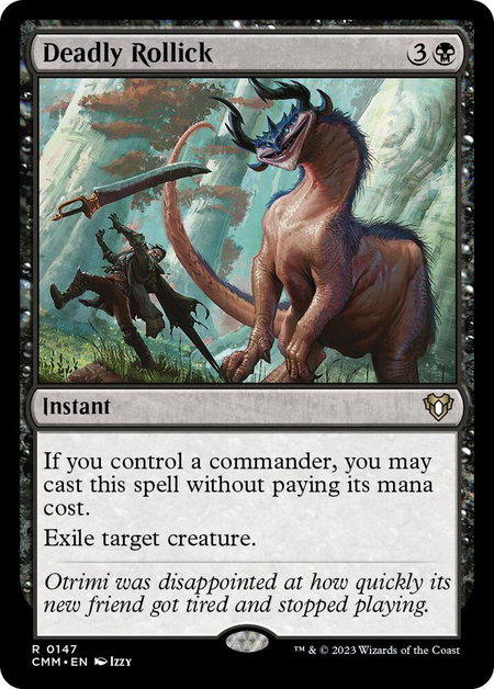 Deadly Rollick - Commander Masters Magic: The Gathering trading card