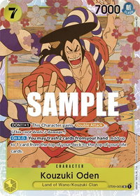 Kouzuki Oden - Starter Deck 9: Yamato (ST-09) #ST09-005 - Super Rare One Piece Trading Card