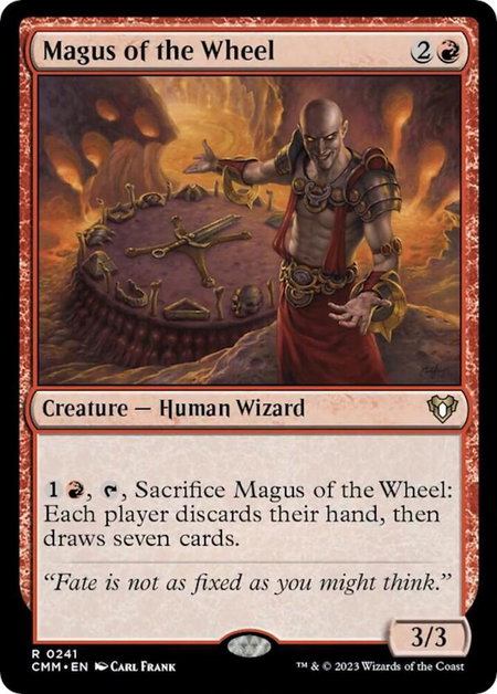 Magus of the Wheel - Commander Masters Magic: The Gathering trading card