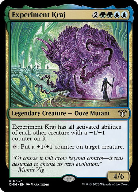 Experiment Kraj - Commander Masters Magic: The Gathering trading card