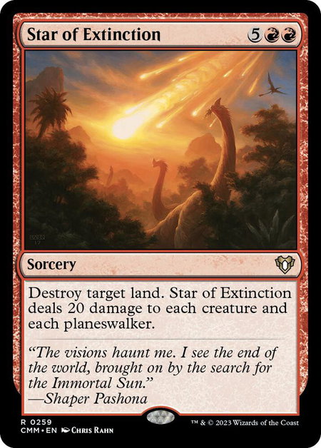 Star of Extinction - Commander Masters Magic: The Gathering trading card