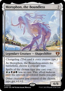 Morophon, the Boundless - Commander Masters (CMM) #3 - Mythic Rare Magic: The Gathering Trading Card