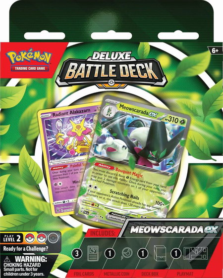 Deluxe Battle Deck [Meowscarada ex] - Miscellaneous Cards & Products Pokémon trading card