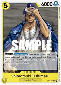 Shimotsuki Ushimaru - Starter Deck 9: Yamato (ST-09) #ST09-008 - Common One Piece Trading Card