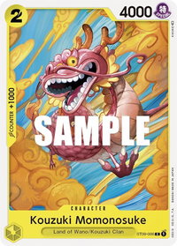 Kouzuki Momonosuke - Starter Deck 9: Yamato (ST-09) #ST09-006 - Common One Piece Trading Card
