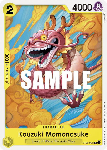Kouzuki Momonosuke - Starter Deck 9: Yamato One Piece trading card