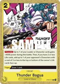 Thunder Bagua - Starter Deck 9: Yamato (ST-09) #ST09-015 - Common One Piece Trading Card