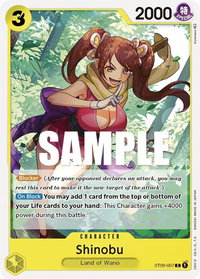 Shinobu - Starter Deck 9: Yamato (ST-09) #ST09-007 - Common One Piece Trading Card