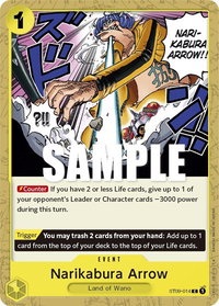 Narikabura Arrow - Starter Deck 9: Yamato (ST-09) #ST09-014 - Common One Piece Trading Card