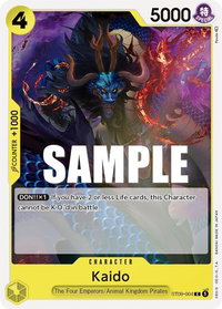 Kaido - Starter Deck 9: Yamato (ST-09) #ST09-004 - Common One Piece Trading Card