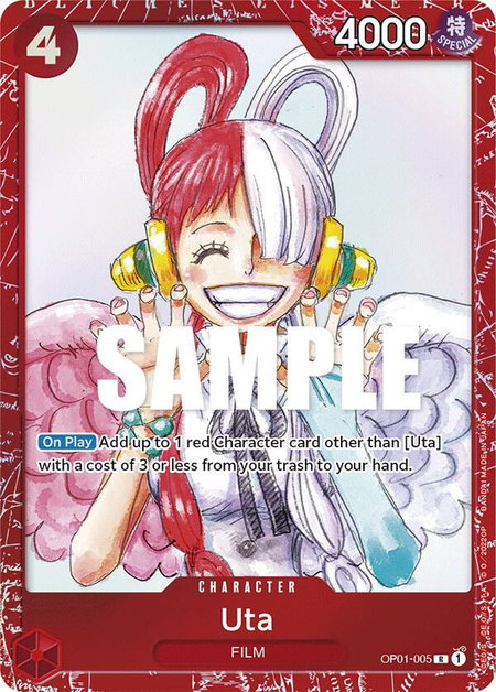 Uta (Premium Card Collection -ONE PIECE FILM RED Edition-) - One Piece Promotion Cards One Piece trading card