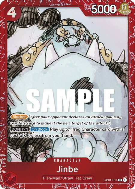 Jinbe (Premium Card Collection -ONE PIECE FILM RED Edition-) - One Piece Promotion Cards One Piece trading card