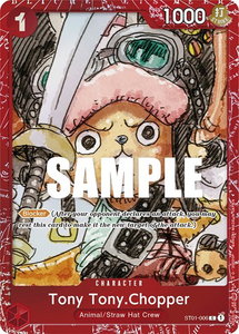 Tony Tony.Chopper (Premium Card Collection -ONE PIECE FILM RED Edition-) - One Piece Promotion Cards (OP-PR) #ST01-006 - Common One Piece Trading Card