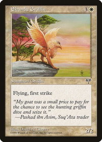 Ekundu Griffin - Mirage (MIR) #13 - Common Magic: The Gathering Trading Card