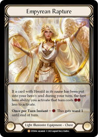 Empyrean Rapture (Extended Art) - Dusk till Dawn (DTD) #DTD004 - Legendary Flesh and Blood Trading Card