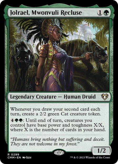 Jolrael, Mwonvuli Recluse - Commander Masters Magic: The Gathering trading card