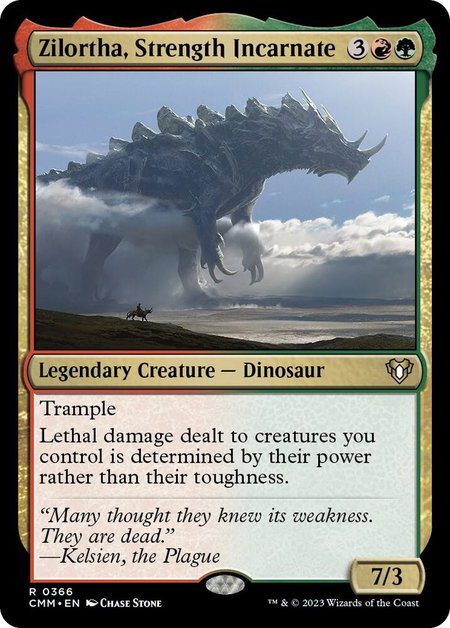 Zilortha, Strength Incarnate - Commander Masters Magic: The Gathering trading card