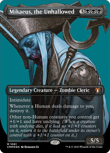 Mikaeus, the Unhallowed (Textured Foil) - Commander Masters Magic: The Gathering trading card