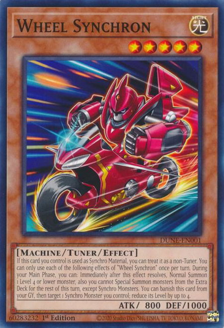 Wheel Synchron - Duelist Nexus YuGiOh trading card