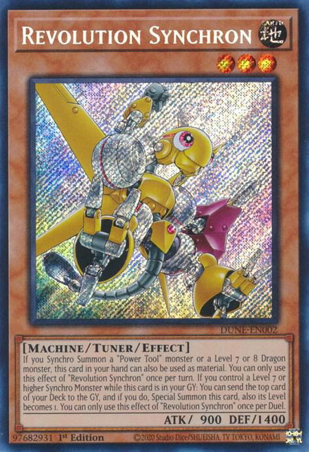 Revolution Synchron - Duelist Nexus YuGiOh trading card