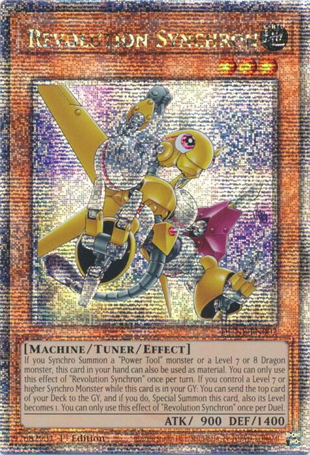 Revolution Synchron (Quarter Century Secret Rare) - Duelist Nexus YuGiOh trading card