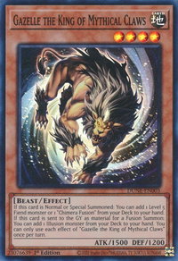 Gazelle the King of Mythical Claws - Duelist Nexus (DUNE) #DUNE-EN003 - Super Rare YuGiOh Trading Card