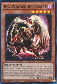 Big-Winged Berfomet - Duelist Nexus (DUNE) #DUNE-EN004 - Super Rare YuGiOh Trading Card