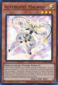 Altergeist Malwisp - Duelist Nexus (DUNE) #DUNE-EN009 - Super Rare YuGiOh Trading Card