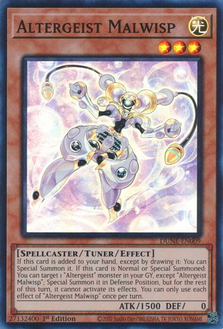 Altergeist Malwisp - Duelist Nexus YuGiOh trading card