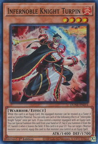 Infernoble Knight Turpin - Duelist Nexus (DUNE) #DUNE-EN014 - Super Rare YuGiOh Trading Card