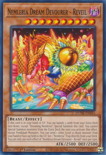 Nemleria Dream Devourer - Reveil - Duelist Nexus YuGiOh trading card