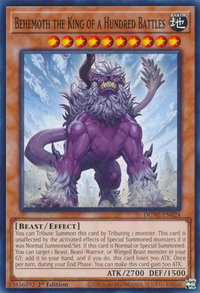 Behemoth the King of a Hundred Battles - Duelist Nexus (DUNE) #DUNE-EN024 - Common / Short Print YuGiOh Trading Card