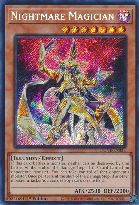Nightmare Magician - Duelist Nexus YuGiOh trading card