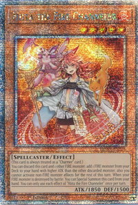 Hiita the Fire Channeler (Quarter Century Secret Rare) - Duelist Nexus (DUNE) #DUNE-EN026 - Quarter Century Secret Rare YuGiOh Trading Card