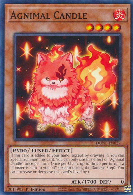 Agnimal Candle - Duelist Nexus YuGiOh trading card