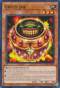 Greed Jar - Duelist Nexus (DUNE) #DUNE-EN029 - Common / Short Print YuGiOh Trading Card