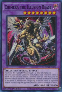 Chimera the Illusion Beast - Duelist Nexus (DUNE) #DUNE-EN034 - Super Rare YuGiOh Trading Card