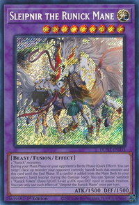 Sleipnir the Runick Mane - Duelist Nexus (DUNE) #DUNE-EN035 - Secret Rare YuGiOh Trading Card