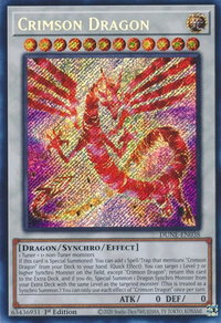 Crimson Dragon - Duelist Nexus (DUNE) #DUNE-EN038 - Secret Rare YuGiOh Trading Card