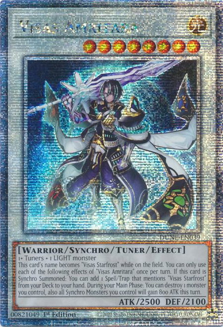 Visas Amritara (Quarter Century Secret Rare) - Duelist Nexus YuGiOh trading card