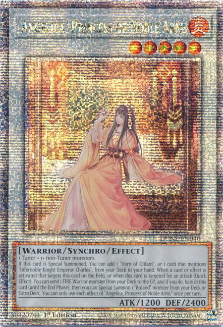 Angelica, Princess of Noble Arms (Quarter Century Secret Rare) - Duelist Nexus YuGiOh trading card