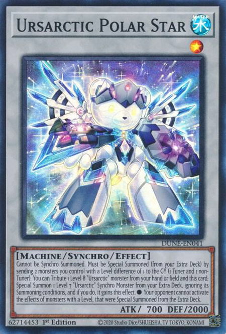 Ursarctic Polar Star - Duelist Nexus YuGiOh trading card