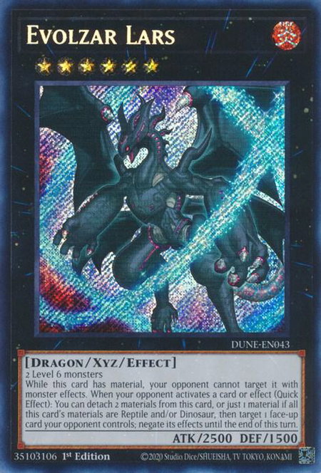 Evolzar Lars - Duelist Nexus YuGiOh trading card