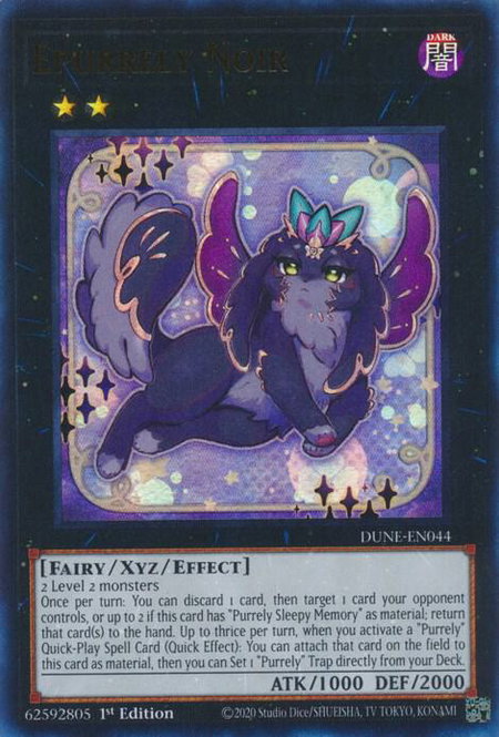 Epurrely Noir - Duelist Nexus YuGiOh trading card