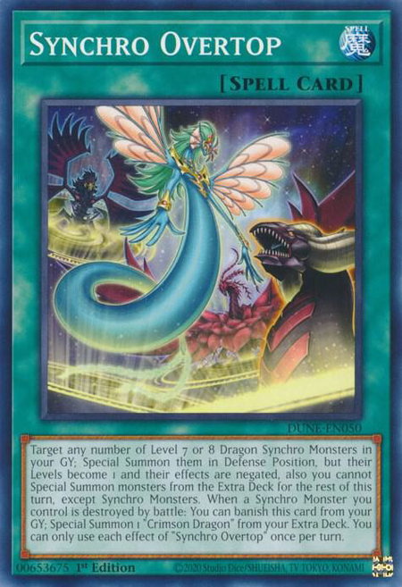 Synchro Overtop - Duelist Nexus YuGiOh trading card